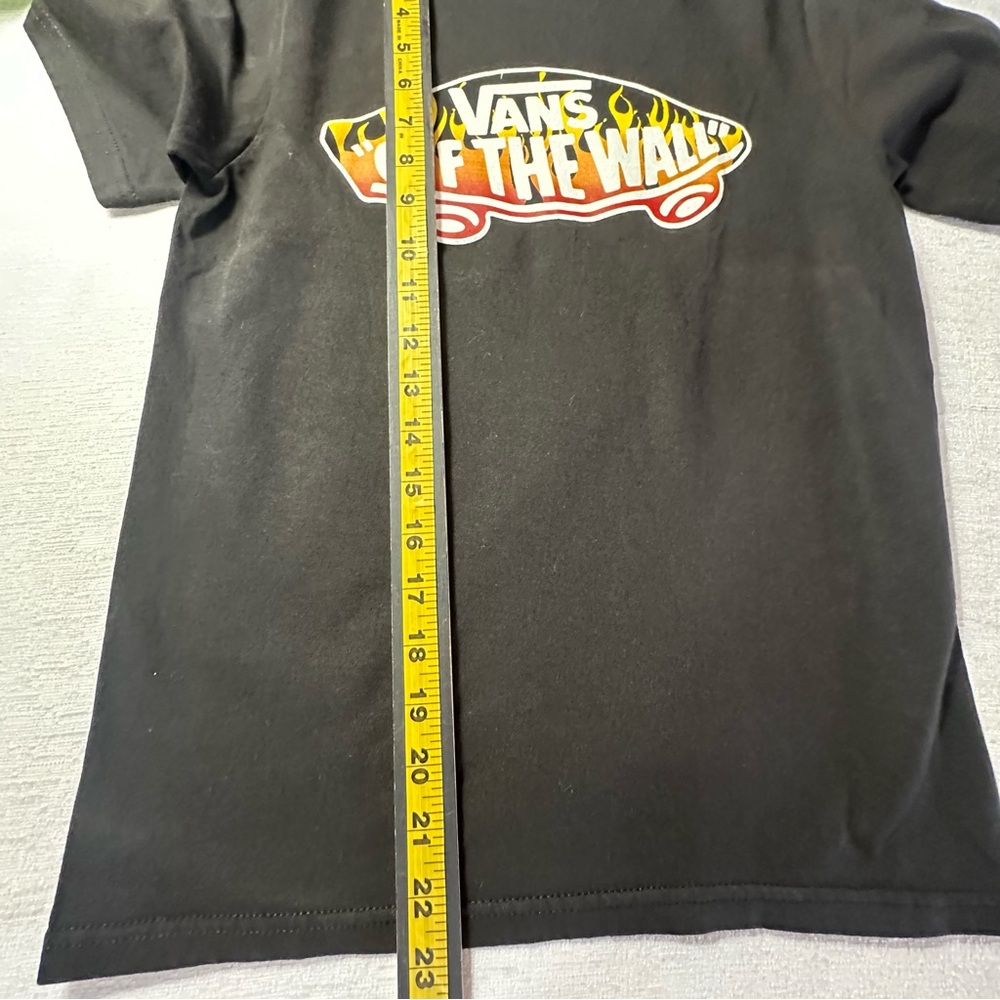 Vans Kids “Off the Wall” Skateboard Graphic Black T-Shirt Size Medium - Picture 7 of 10